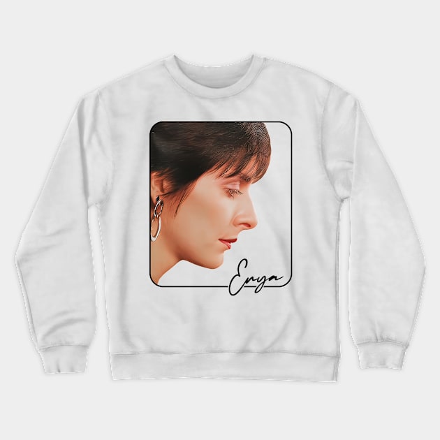 Enya ----- 80s Aesthetic Crewneck Sweatshirt by DankFutura